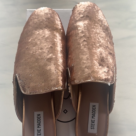 NWT Steve Madden Stage Loafer-Slide in Rose Gold, Size 10 - Picture 5 of 5